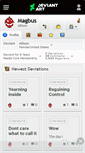 Mobile Screenshot of magbus.deviantart.com