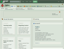 Tablet Screenshot of magbus.deviantart.com