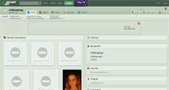 Desktop Screenshot of milenamay.deviantart.com