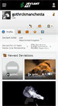 Mobile Screenshot of gothrckmanchesta.deviantart.com