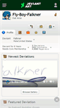 Mobile Screenshot of fly-boy-falkner.deviantart.com