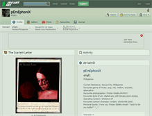 Tablet Screenshot of persephonix.deviantart.com