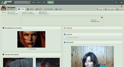 Desktop Screenshot of callypsso.deviantart.com