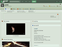 Tablet Screenshot of lerain.deviantart.com