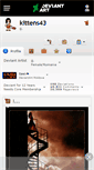Mobile Screenshot of kittens43.deviantart.com