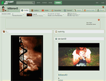 Tablet Screenshot of kittens43.deviantart.com