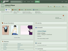Tablet Screenshot of colourcritique.deviantart.com