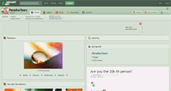 Desktop Screenshot of paradisetears.deviantart.com