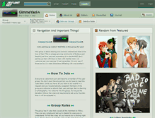 Tablet Screenshot of gimmeyaoi.deviantart.com