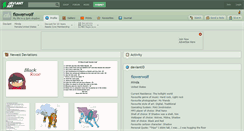 Desktop Screenshot of flowerwolf.deviantart.com