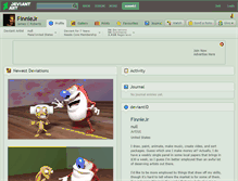 Tablet Screenshot of finniejr.deviantart.com