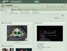 Tablet Screenshot of cwicseolfor.deviantart.com