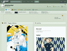 Tablet Screenshot of polymonster.deviantart.com