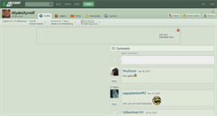 Desktop Screenshot of miyakoxywolf.deviantart.com