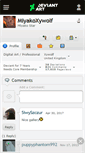 Mobile Screenshot of miyakoxywolf.deviantart.com
