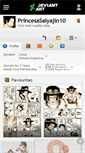 Mobile Screenshot of princesasaiyajin10.deviantart.com