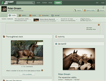 Tablet Screenshot of polar-dream.deviantart.com