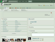 Tablet Screenshot of corsaro1000.deviantart.com
