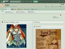 Tablet Screenshot of jurijuri.deviantart.com