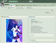 Tablet Screenshot of cytadino.deviantart.com