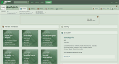 Desktop Screenshot of obscrtyprvls.deviantart.com