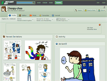 Tablet Screenshot of choopy-choo.deviantart.com