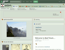 Tablet Screenshot of beefstock.deviantart.com