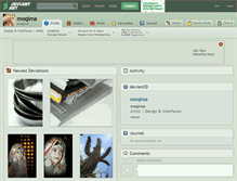Tablet Screenshot of moqima.deviantart.com