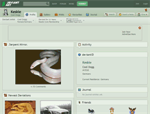 Tablet Screenshot of keskie.deviantart.com