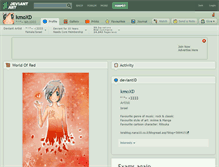 Tablet Screenshot of kmoxd.deviantart.com