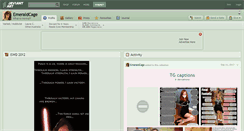 Desktop Screenshot of emeraldcage.deviantart.com