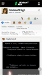 Mobile Screenshot of emeraldcage.deviantart.com