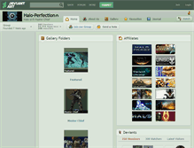 Tablet Screenshot of halo-perfection.deviantart.com