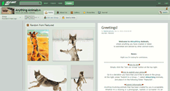 Desktop Screenshot of anything-animals.deviantart.com