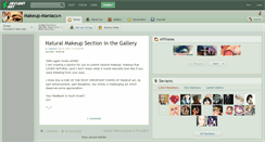 Desktop Screenshot of makeup-maniacs.deviantart.com