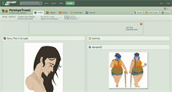 Desktop Screenshot of penelopetweed.deviantart.com