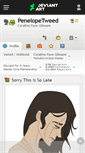 Mobile Screenshot of penelopetweed.deviantart.com