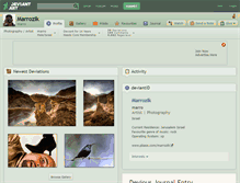 Tablet Screenshot of marrozik.deviantart.com