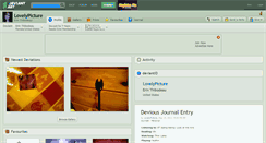 Desktop Screenshot of lovelypicture.deviantart.com