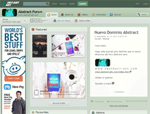 Tablet Screenshot of abstract-foro.deviantart.com