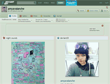 Tablet Screenshot of amyavalanche.deviantart.com