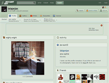 Tablet Screenshot of lalapejax.deviantart.com