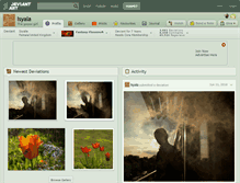 Tablet Screenshot of isyala.deviantart.com