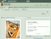 Tablet Screenshot of kirschwasser.deviantart.com