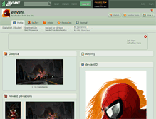 Tablet Screenshot of eimrehs.deviantart.com