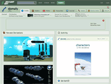 Tablet Screenshot of djomally.deviantart.com