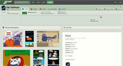 Desktop Screenshot of kai-yukimura.deviantart.com