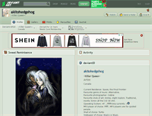 Tablet Screenshot of akitohedgehog.deviantart.com