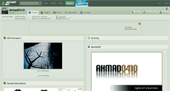 Desktop Screenshot of ahmad0410.deviantart.com