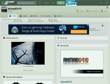 Tablet Screenshot of ahmad0410.deviantart.com